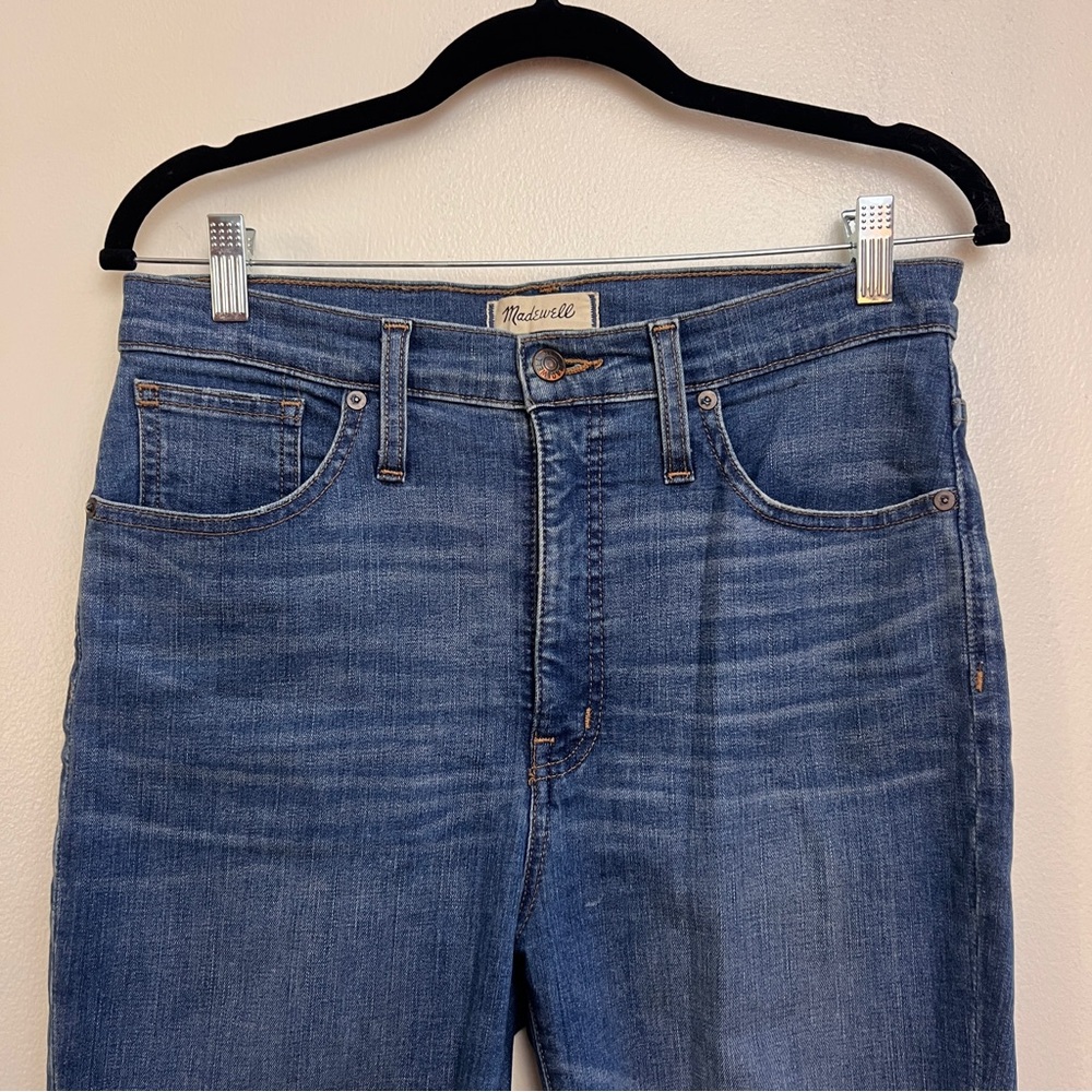 Madewell Blue Ankle High Rise Skinny Jeans